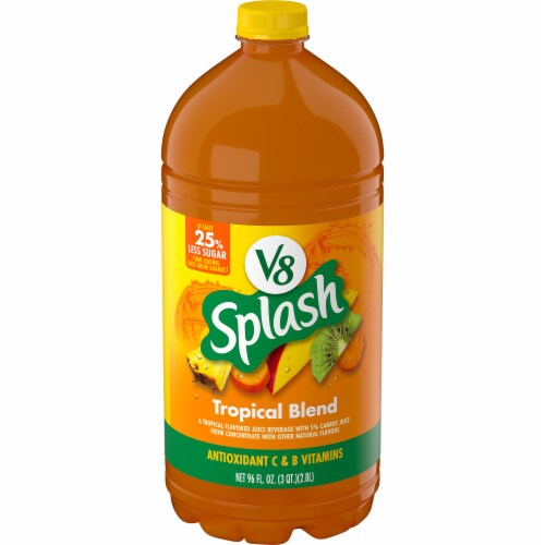 V8 Splash® Tropical Blend Flavored Juice Beverage Perspective: front