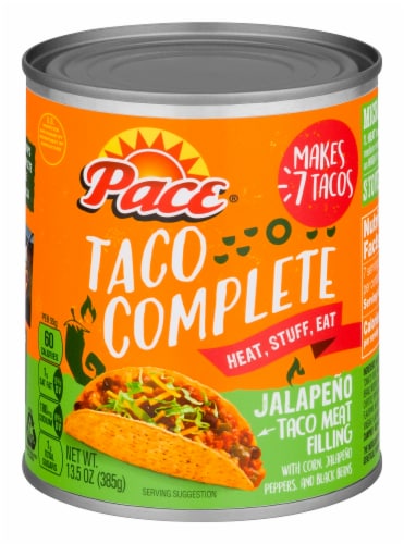 Pace Taco Complete Jalapeño Taco Meat Filling Perspective: front