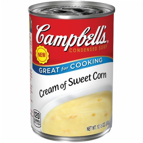 Campbell's Cream of Sweet Corn Condensed Soup Perspective: front