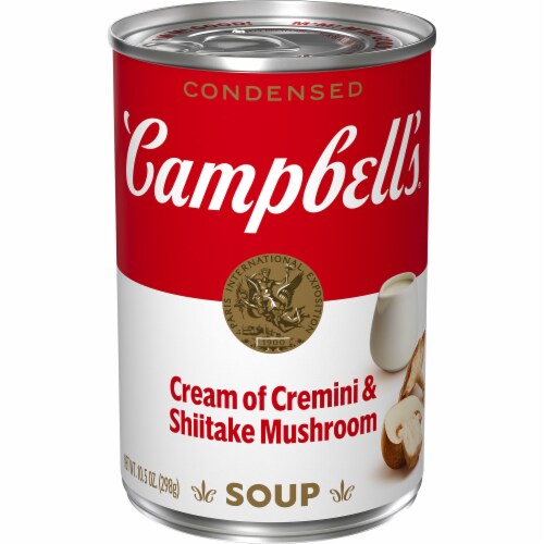 Campbell's® Condensed Cream of Cremini & Shiitake Mushroom Soup Perspective: front