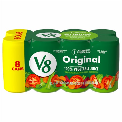 V8® Original 100% Vegetable Juice Perspective: front
