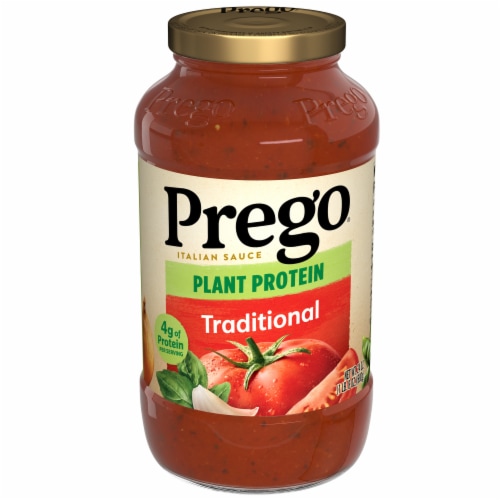 Prego® Plant Protein Traditional Pasta Sauce Perspective: front
