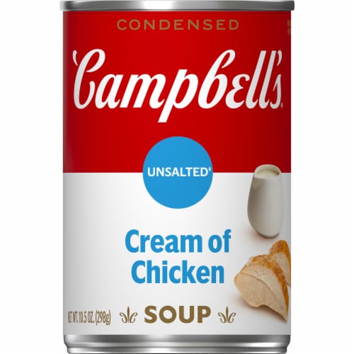 Campbell's® Condensed Unsalted Cream of Chicken Soup Perspective: front