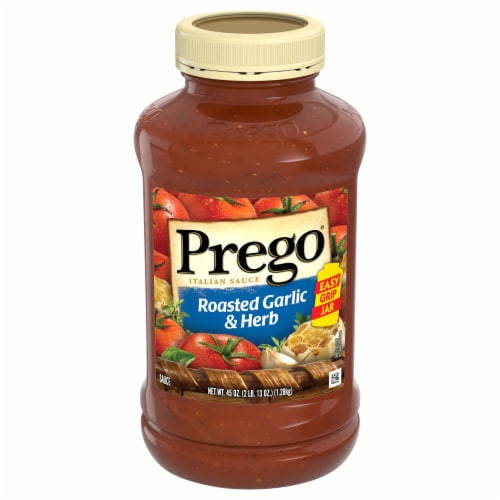 Prego® Roasted Garlic & Herbs Pasta Sauce Perspective: front