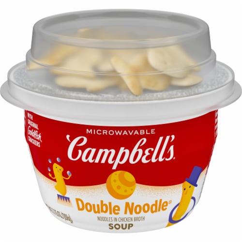 Campbell’s Double Noodle Soup with Original Goldfish Crackers