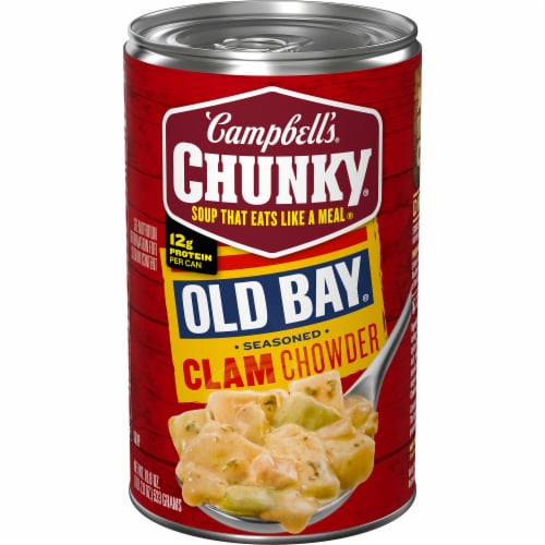 Campbell's® Chunky OLD BAY® Seasoned Clam Chowder Perspective: front