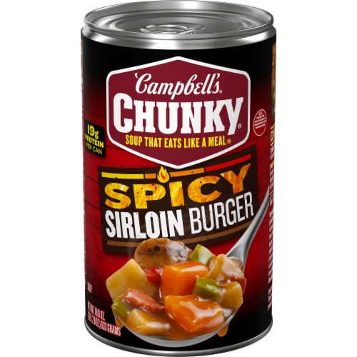 Cambell's® Chunky® Spicy Sirloin Burger Soup Perspective: front