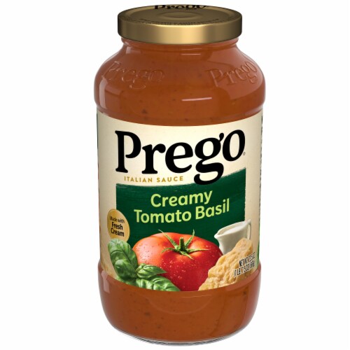 Prego® Creamy Tomato Basil Italian Sauce Perspective: front