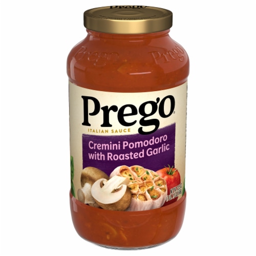 Prego® Cremini Pomodoro with Roasted Garlic Italian Sauce Perspective: front