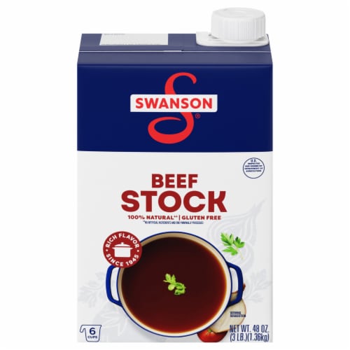 Swanson® 100% Natural Beef Stock Perspective: front