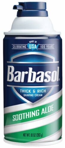 Barbasol® Soothing Aloe Shaving Cream Perspective: front