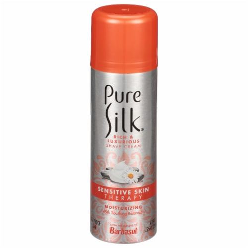 Pure Silk® Sensitive Skin Shaving Cream Perspective: front