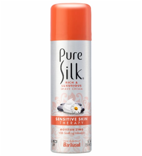 Pure Silk® Sensitive Skin Shaving Cream Perspective: front