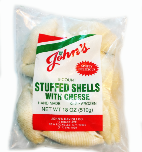 John's Pasta Stuffed Shells alla Vodka Perspective: front
