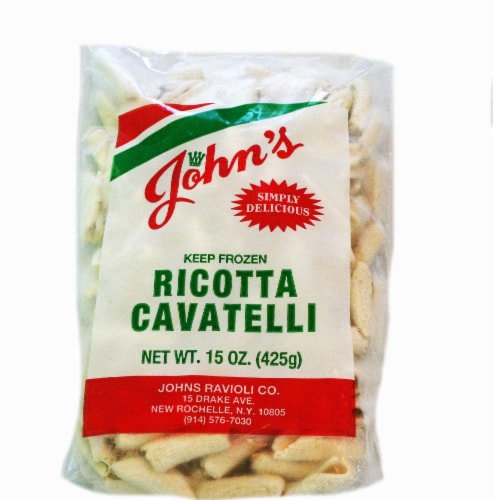 John's Pasta Cheese Cavatelli Perspective: front