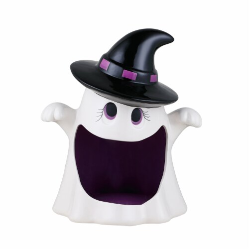12 in Motion Activated Ceramic Ghost Candy Bowl, 1 unit Kroger