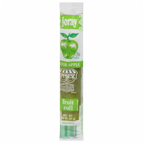 Joray Sour Apple Fruit Leather Perspective: front