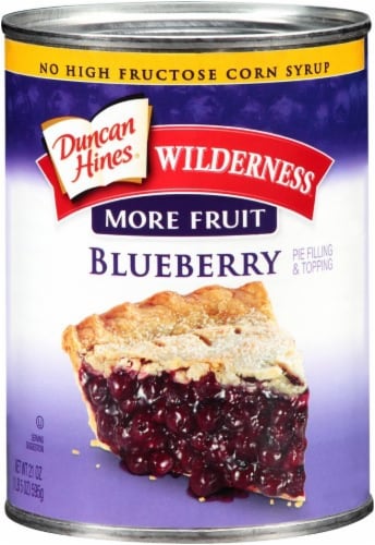 Wilderness More Fruit Blueberry Pie Filling & Topping Perspective: front