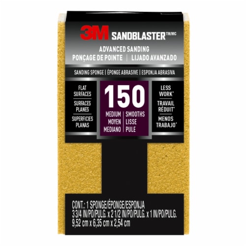 3M™ SandBlaster™ Advanced Sanding Sponge Perspective: front