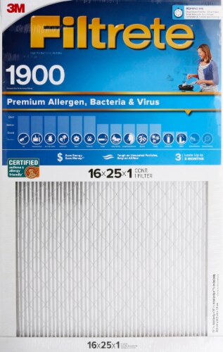 Filtrete Healthy Living 1900 Ultimate Allergen Filter Perspective: front