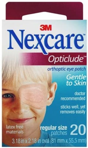 Nexcare™ Opticlude™ Regular Size Orthoptic Eye Patches Perspective: front