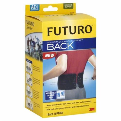 Futuro Adjustable Back Support - Each Perspective: front