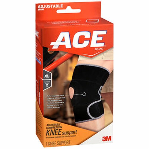 Ace™ Adjustable Moderate Support Knee Brace Perspective: front