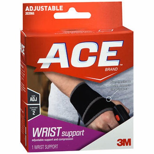 ACE™ Adjustable Neoprene Wrist Support Perspective: front