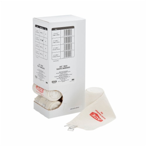 3M ACE Elastic Bandage Beige NonSterile 3 x 5 Yd 10 Ct Perspective: front