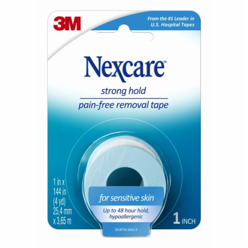 Nexcare 3M Strong Hold Pain-Free Removal Tape, 1 in x 4 yd - Kroger