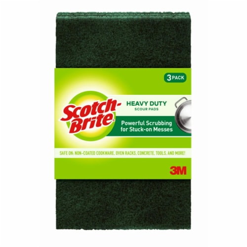 Scotch-Brite™ Heavy Duty Scour Pad Perspective: front