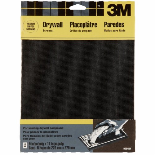 3M Medium Grade Drywall Sanding Screen - 2 Pack Perspective: front