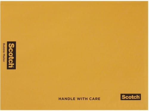 Scotch Bubble Mailer, Size 6, 12.5in X 18in Perspective: front