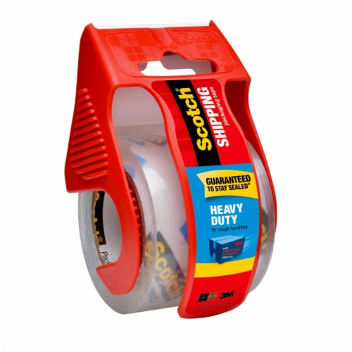 Scotch® Shipping Heavy Duty Packaging Tape - Clear Perspective: front