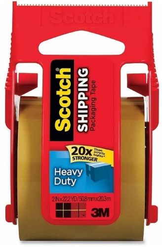 Scotch® Heavy Duty Shipping Packaging Tape - Tan, 1.88 in x 22.2