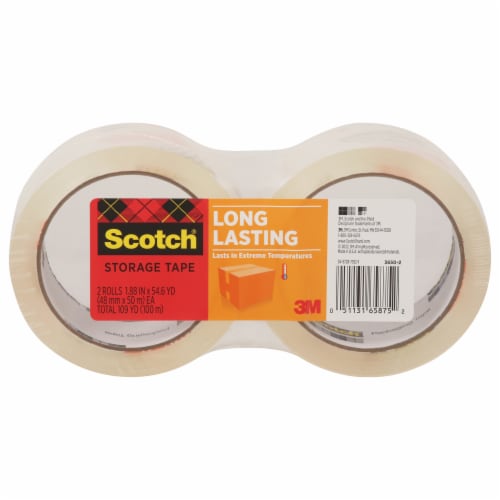 Scotch® Mailing and Storage Tape - 2 Pack Perspective: front