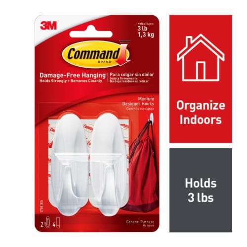 Damage-Free Adhesive Hooks and Wall Hangers, Command™