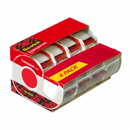 Scotch Transparent Tape Refill, 1/2 In. x 2592 In. 600-72, 1 - Fry's Food  Stores