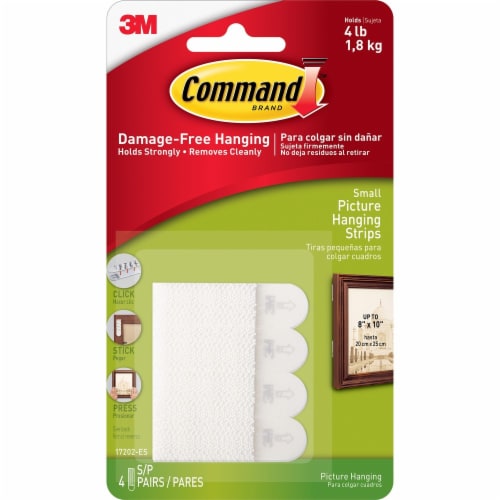 3M Command Strips Self Adhesive Strong Picture Frame Damage Free Hanging  Strips