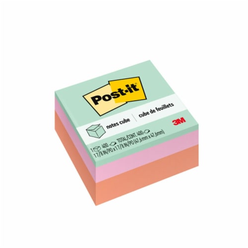 Post-it Mini Cube Sticky Notes - Wave Pink, 1 pk - Ralphs