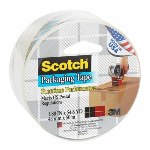 3M Packaging Tape Heavy Duty -Clear, 1 ct - Baker's