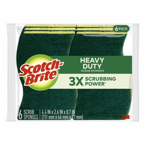 Scotch-Brite® Heavy-Duty Scrub Sponges Perspective: front