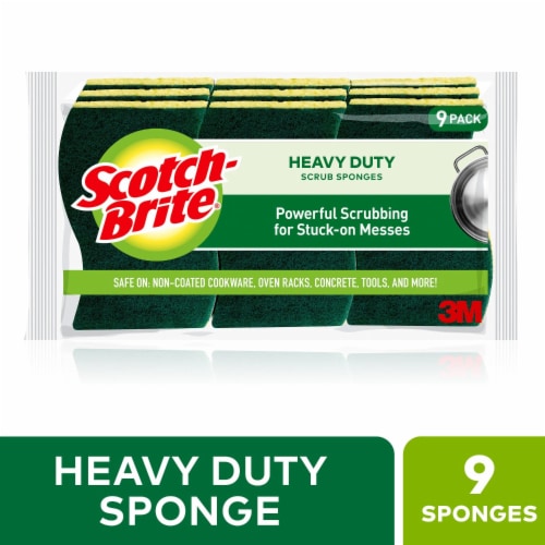 Scotch-Brite® Heavy Duty Scrub Sponges Perspective: front