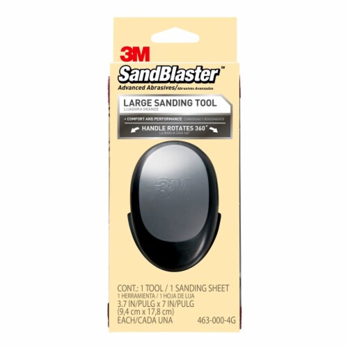 3M SandBlaster Large Sanding Tool Perspective: front