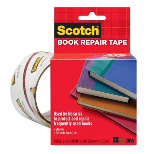 Book Tape, 2 in x 15 yd Roll, 1 Kroger