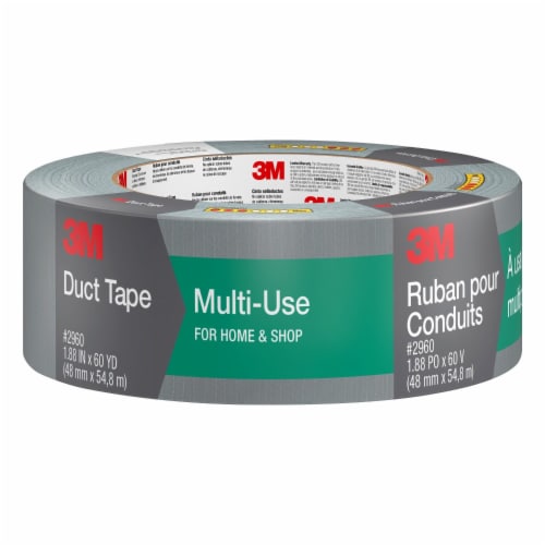 3M 1.88 in. x 20 Yds. Multi-Use White Colored Duct Tape (1 Roll