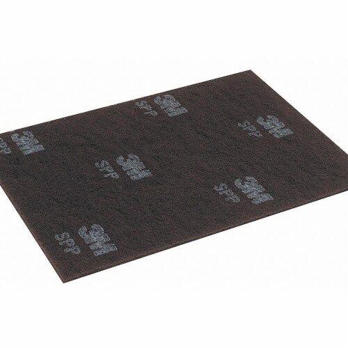 3m Surface Preparation Pad,Red,PK20  SPP4-5/8x10 Perspective: front