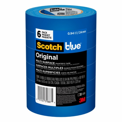 Scotch Blue™ Original Painter's Tape - 6 Pack Perspective: front