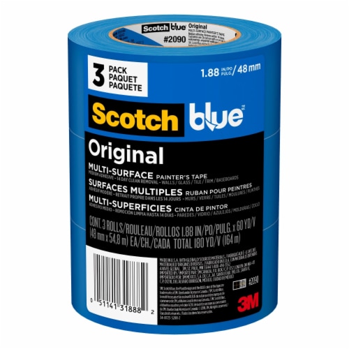 Scotch Blue™ Painter's Tape - 3 Pack Perspective: front