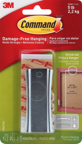 Command™ Damage-Free Clear Medium Hanging Hooks, 2 pk - Kroger